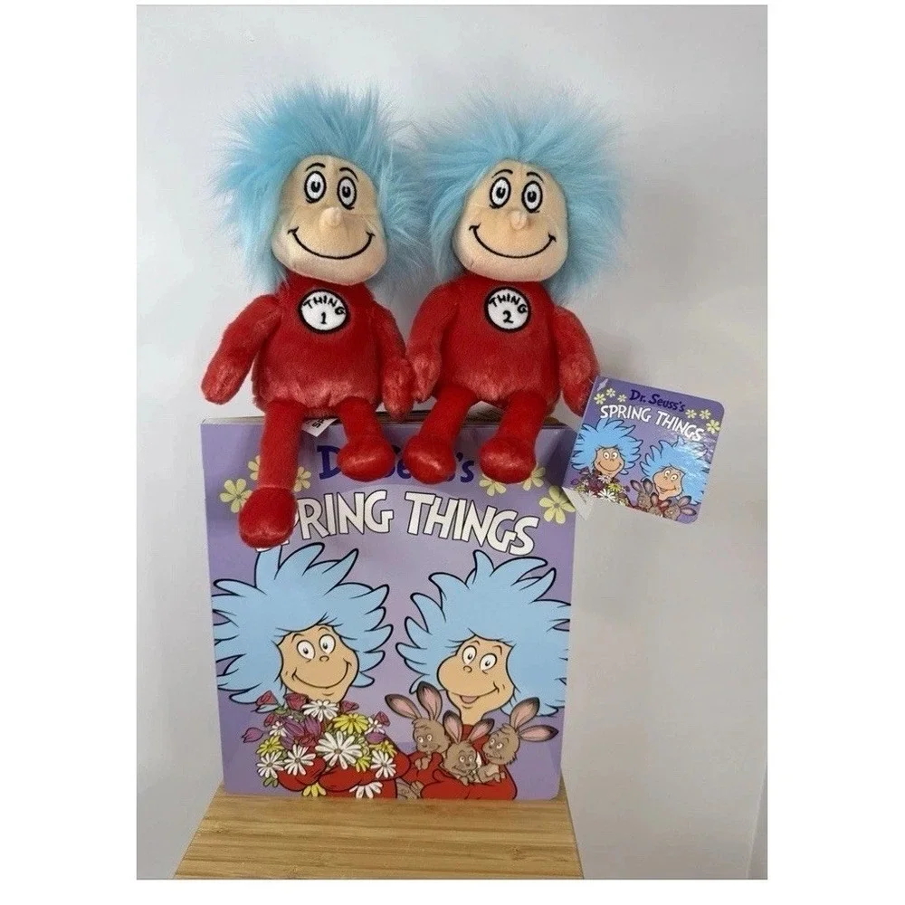 Kohl's Cares Dr. Suess‎ Spring Things Board Book W/ Thing One And Two Plush New